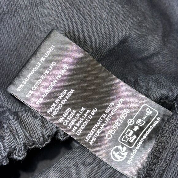 Free People Kahlani Harem Pull-On Pants Black Womens Size XS - Picture 8 of 9